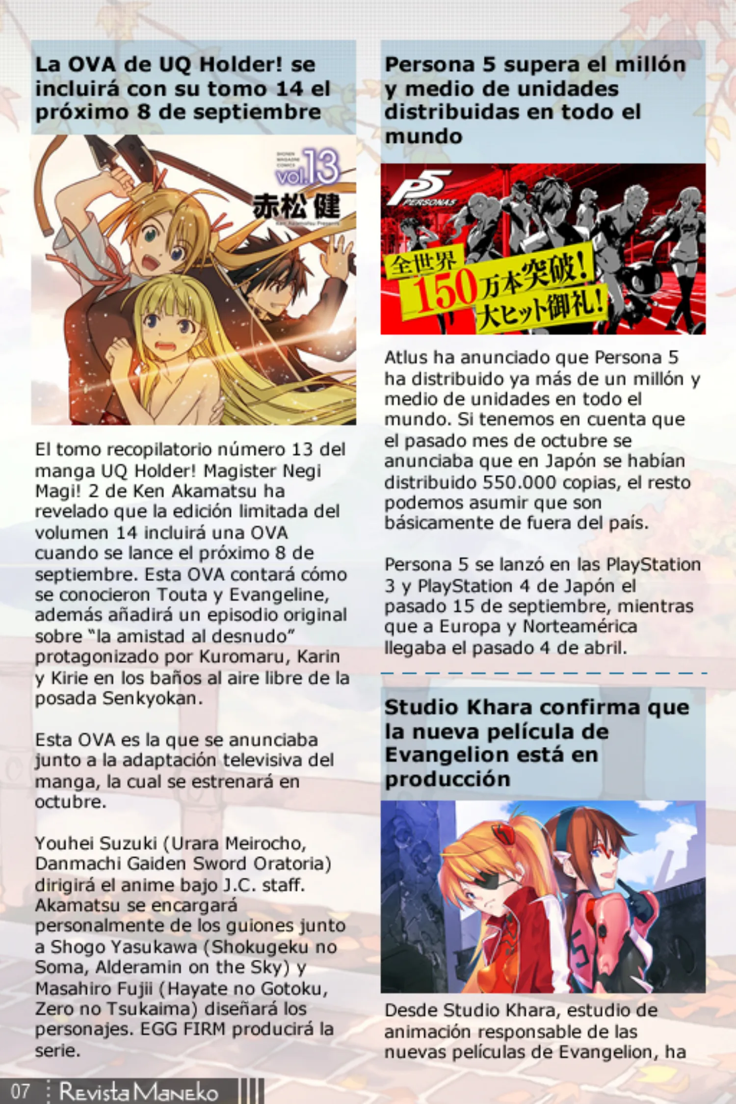 Revista Maneko N°47 página 8