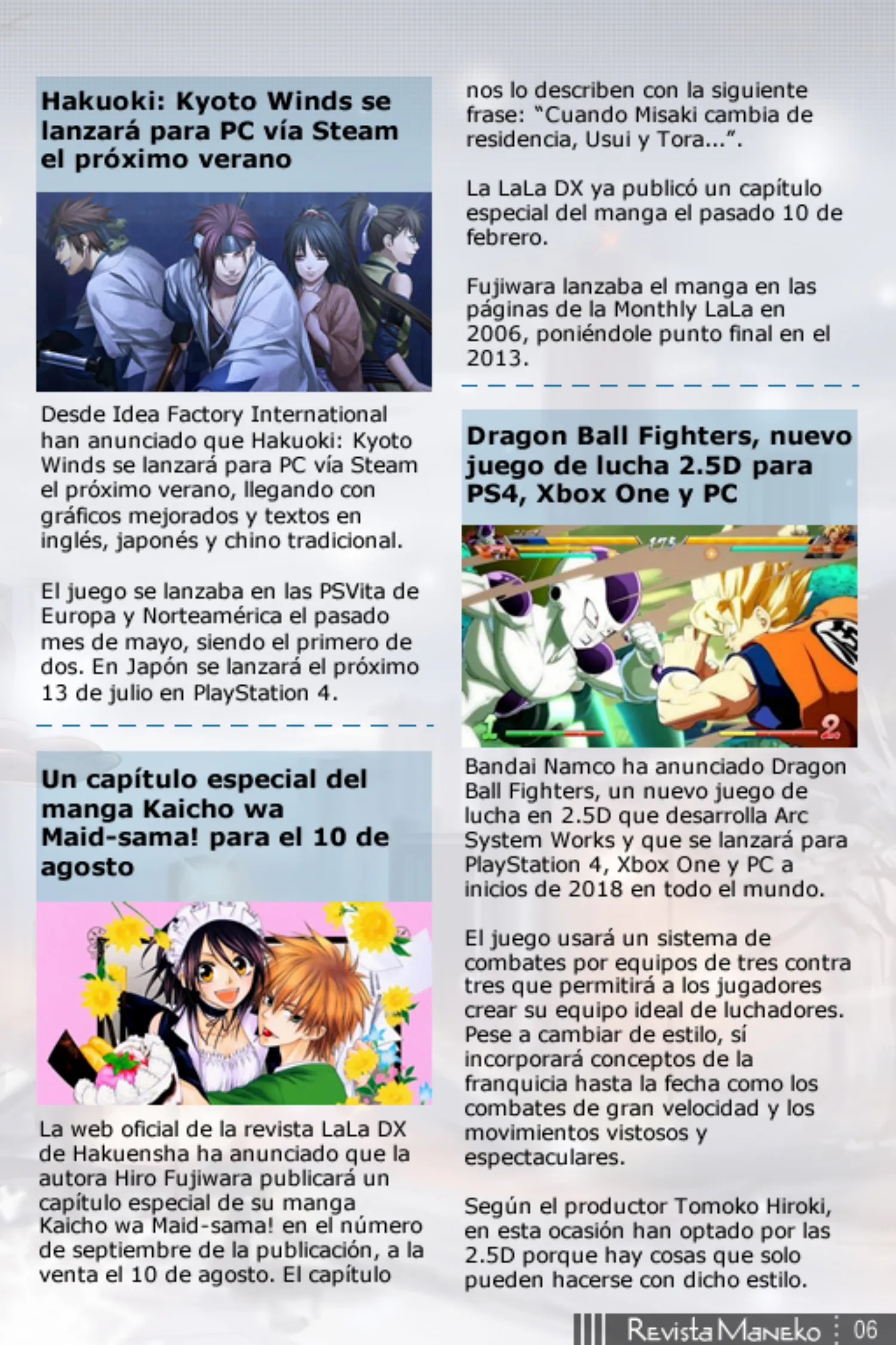 Revista Maneko N°48 página 7