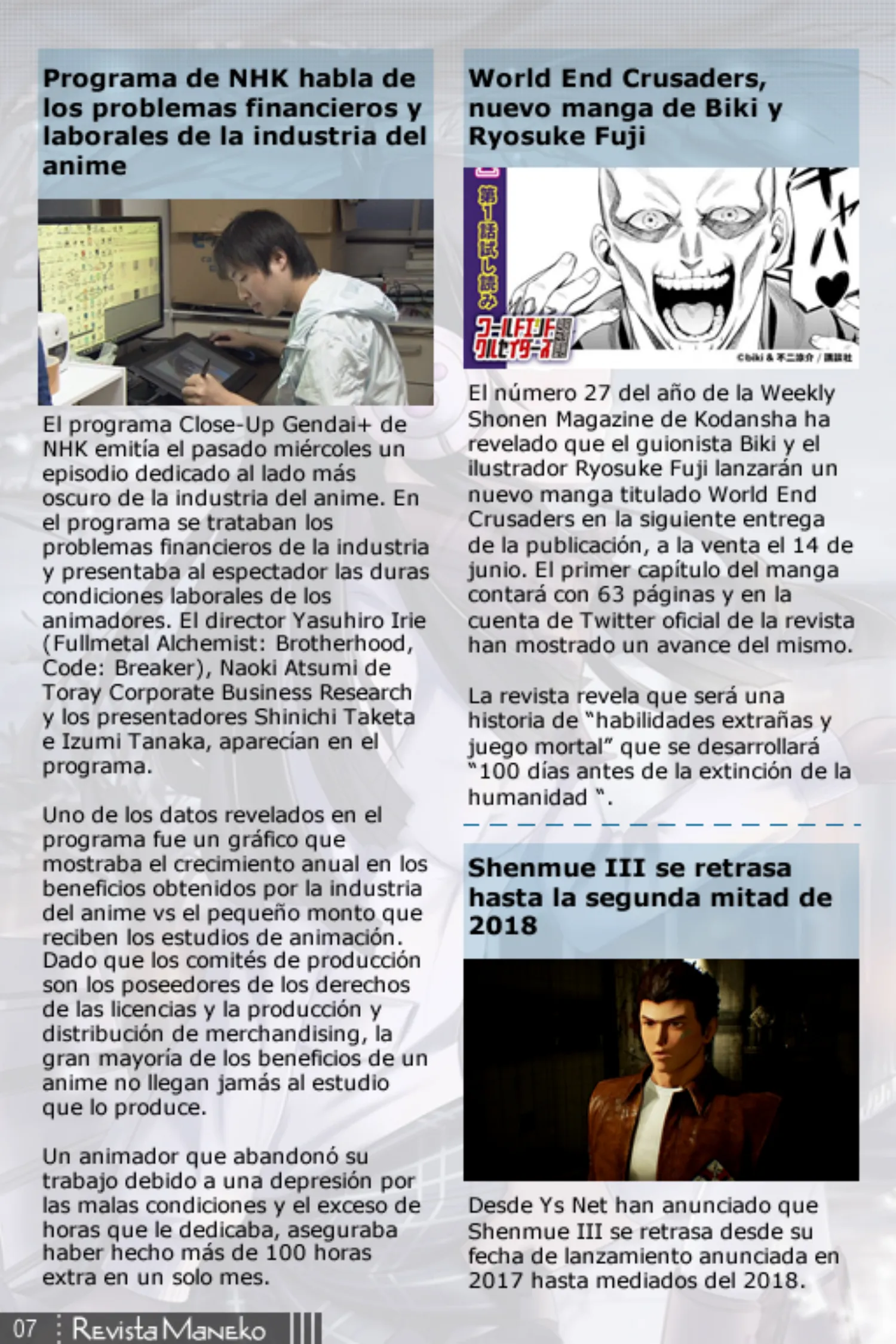 Revista Maneko N°48 página 8