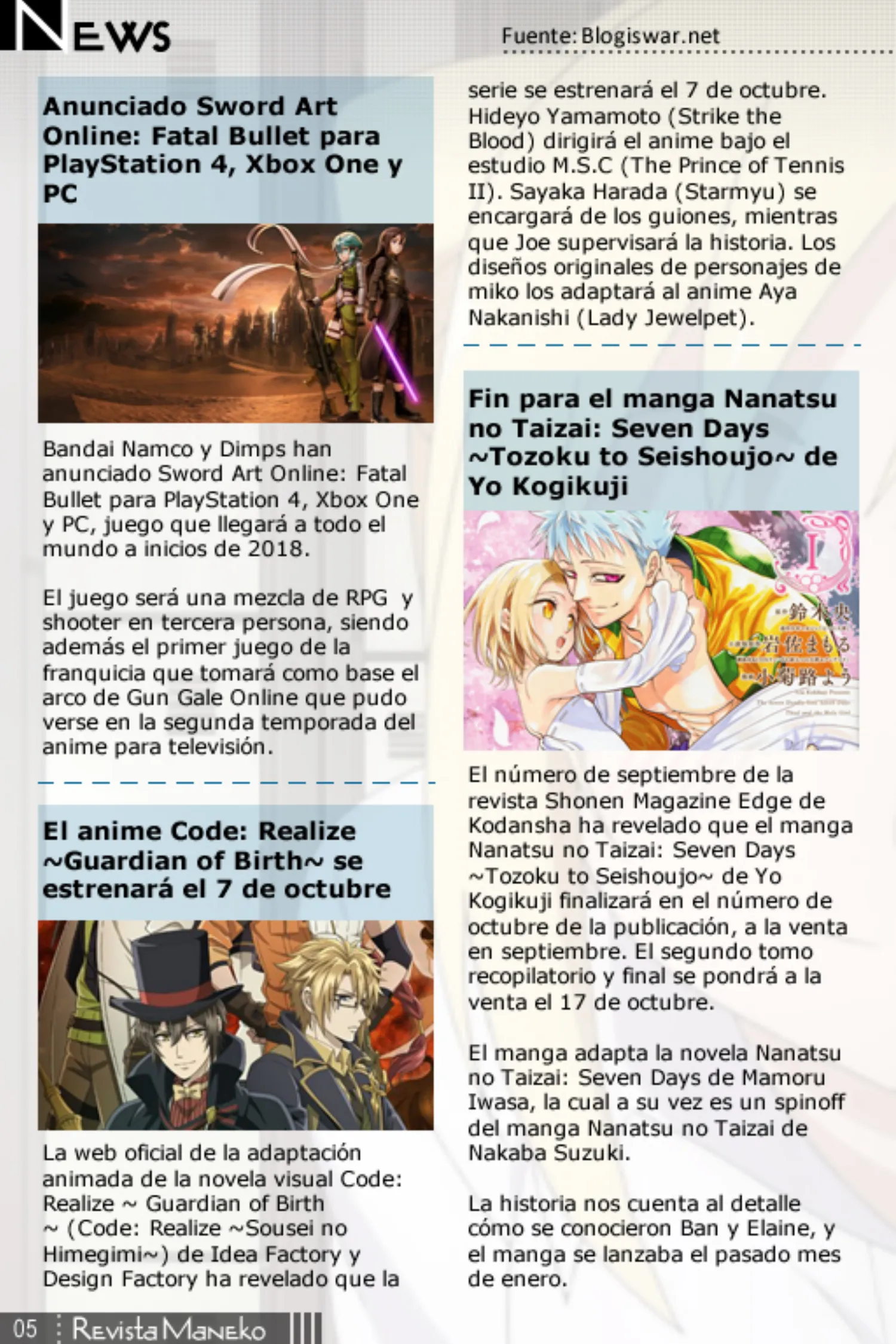 Revista Maneko N°49 página 6