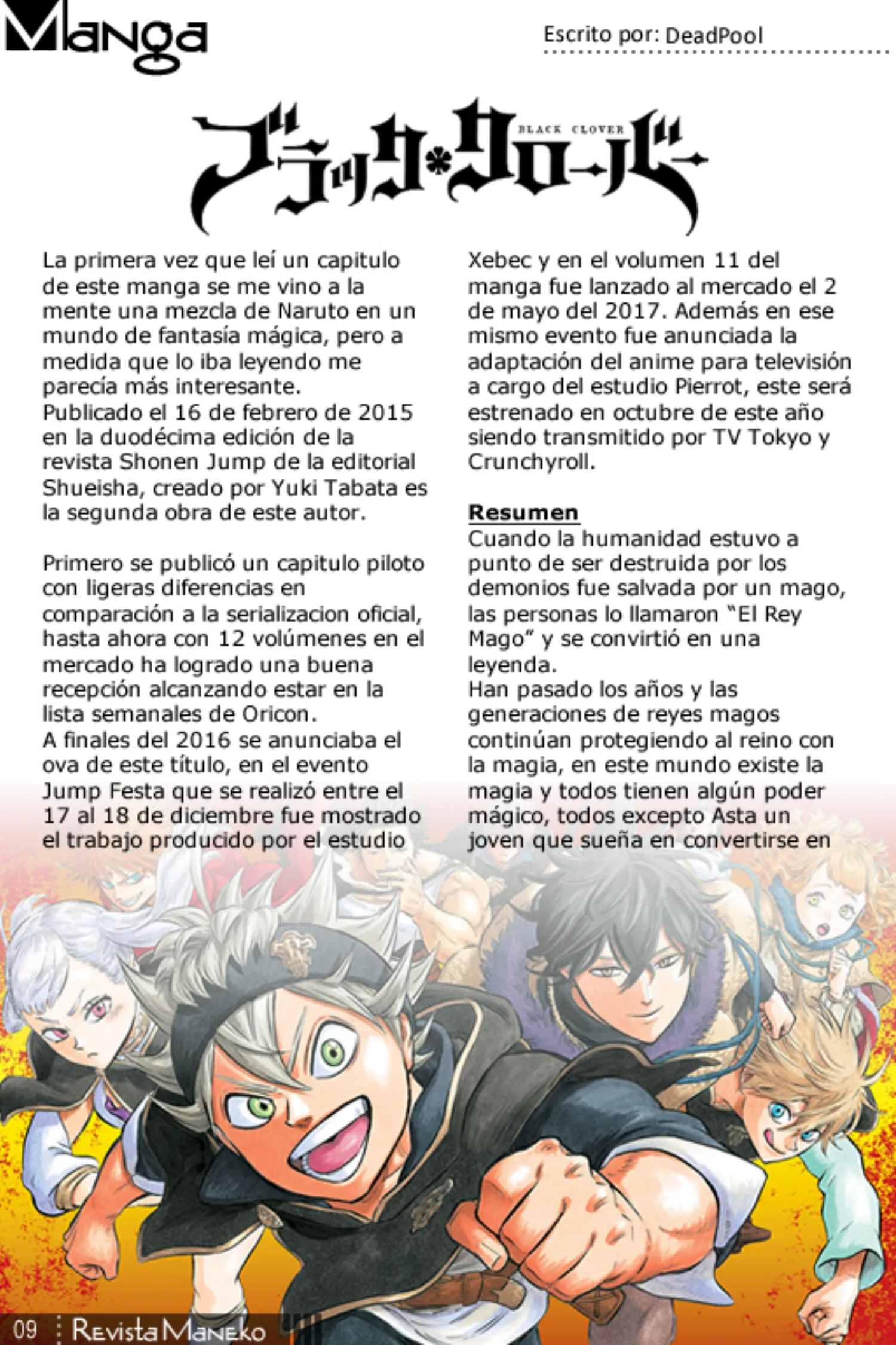 Revista Maneko N°49 página 10