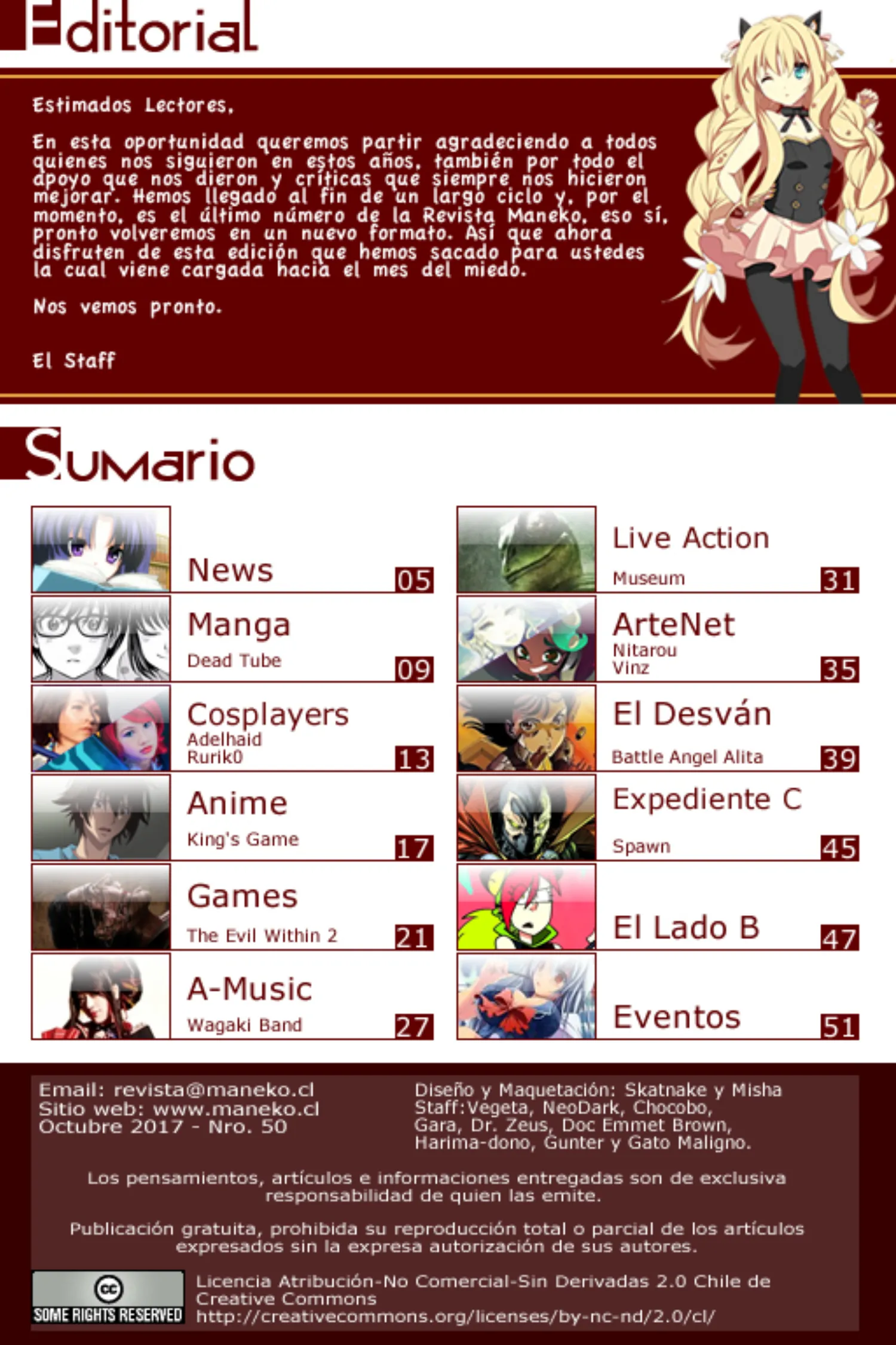Revista Maneko N°50 página 4