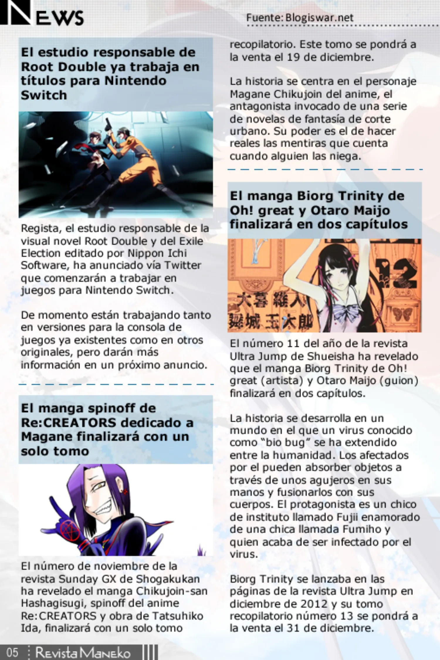 Revista Maneko N°50 página 6