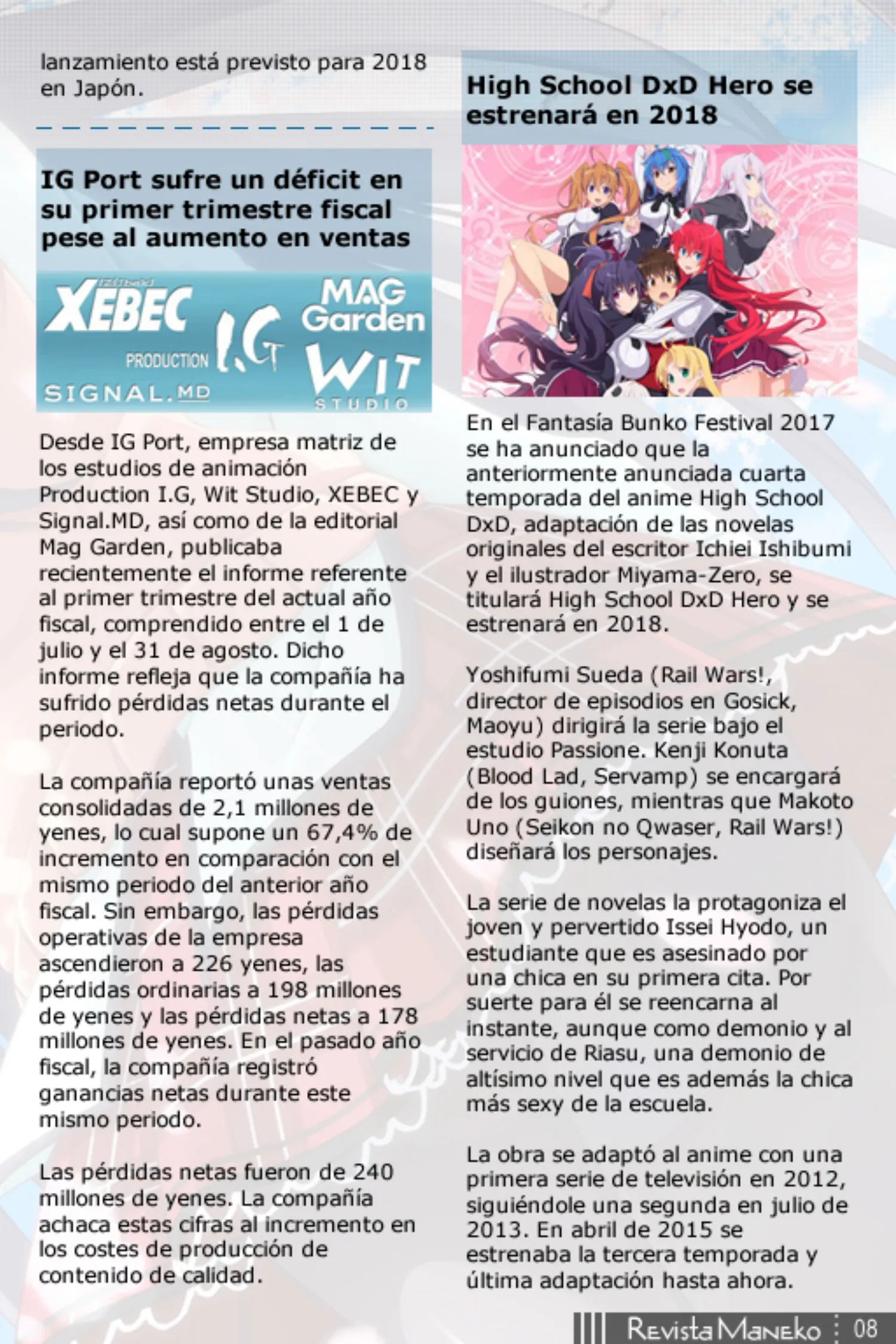 Revista Maneko N°50 página 9
